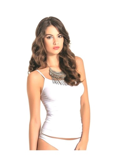 Miss Fit Bayan İnce Askılı Atlet Modal Kumaş 1607 001