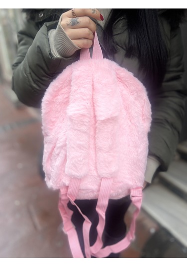 Peluş Panda Sırt Çantası -1666 Altın