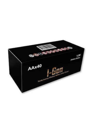 I-Gen A114 Ultra Alkalin AA Kalem Pil 40'lı Paket LR6 1.5V