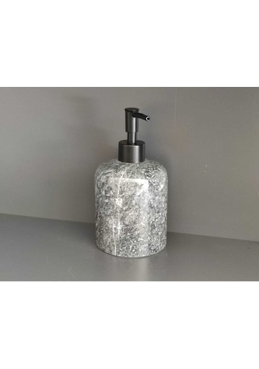 Uludağ Siyahı Mermer Sıvı Sabunluk Gold