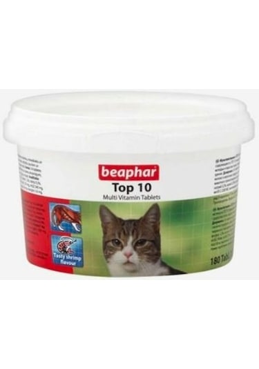 Beaphar Top 10 Kedi Vitamini Tableti 180'li