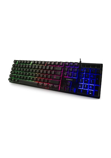 Gomax GMX K2 Usb Kablolu RGB Işıklı Oyuncu Q Klavye
