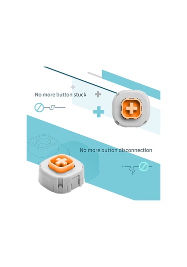 Xindoker Gulikit Ns33 Mekanik Tuş Takımı - Kingkong 2 Pro Oyun Kolu İçin 50m Kullanim Ömrü, Kolay Değişim, Tıkanıklık Sorunu Yok