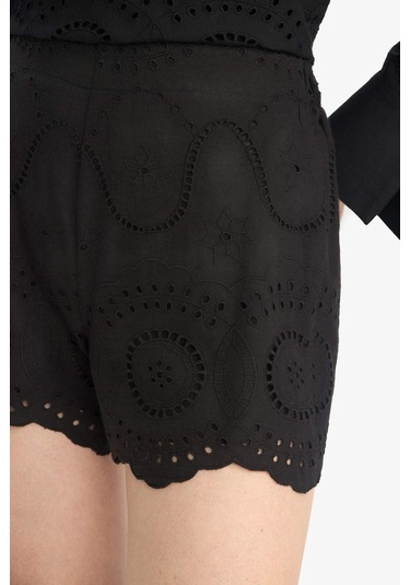 Defacto Regular Fit Brode Plaj Şortu-fall İn Love E0599ax25smbk27 Siyah Defacto Regular Fit Brode Plaj Şortu-fall İn Love E0599ax25smbk27 Siyah