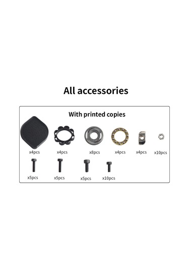 Youmex 3d Yazıcı Anti Titreşim Ayakları: Tüm Yönlü Otomatik Hizalama, Zıttı Direnç, Bambu X1/p1/a1, Creality K1, Prusa Mk3/mk4 Uyumlu