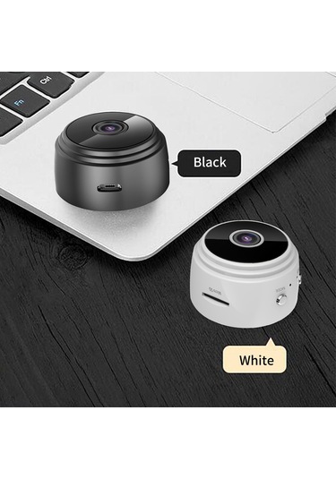 Jeemson Siyah 1080p Hd : Hareket Algılama, İzleyici, Wi-fi, Usb Şarjlı, Ev/ofis Güvenlik Kamerası