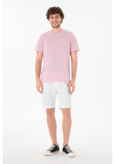 U.S. Polo Assn. Erkek Regular Fit Bisiklet Yaka Açık Pembe Basic Tişört 50305928-VR078 U.S. Polo Assn. Erkek Regular Fit Bisiklet Yaka Açık Pembe Basic Tişört 50305928-VR078