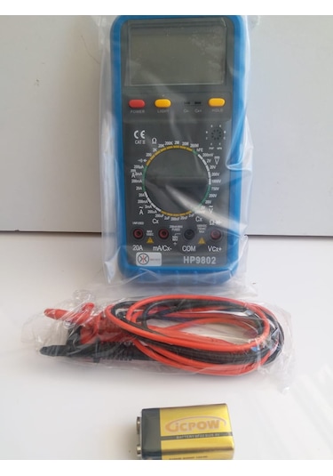 KİTECH 9802 DİJİTAL ELEKTRİK ÖLÇÜM CİHAZI