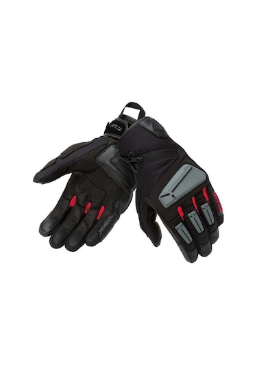 Tucano Urbano T.ur G-four Yazlık Korumalı Motosiklet Eldiveni Siyah Kırmızı