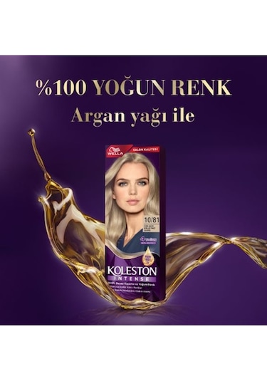 Koleston Intense Saç Boyası 10.81 Çok Açık Küllü İnci Sarısı