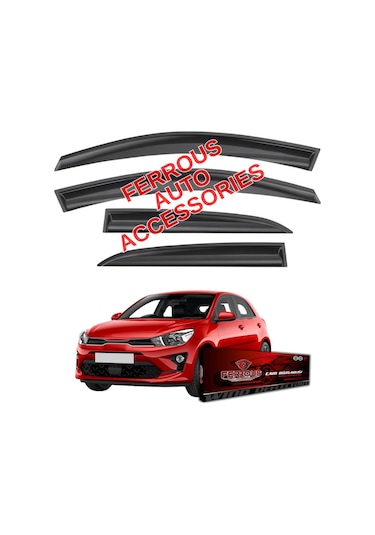 Kia Rio Ferrous Cam Rüzgarlığı 4lü Set 2017 Ve Üstü