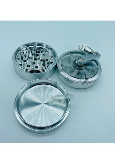 Tobaccoturk724 Çelik Metal 3parça Tutun Öğütücü Grinder 60 MM aly270