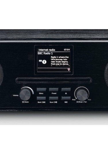 Lenco DIR-261 Internet Radyo Dab + CD Bluetooth Kumandalı FM Radyo Siyah