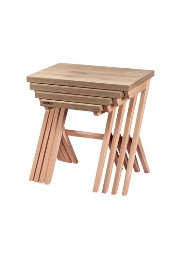 Masifart Argentum Kırlangıç Zigon Cilasız Ham Ahşap