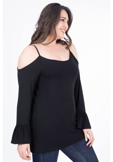 Omuz Detaylı Tişört (532254469)