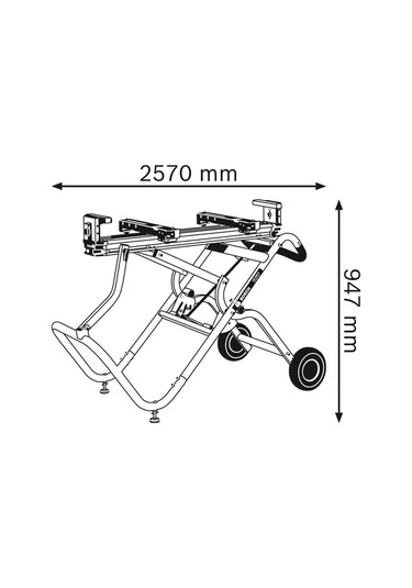 Bosch GTA 2500 W Profesyonel Gönye Kesme Tezgahı