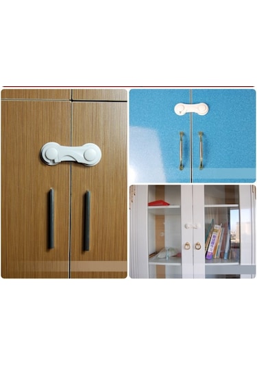 Portakal Safety Dolap Kapağı Kilidi Çok Renkli