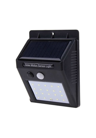 Hareket Sensörlü Pır 20 Led Solar Enerji Su Geçirmez Duvar Lamba