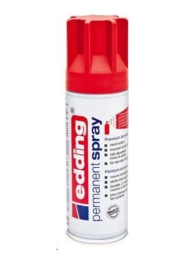 Edding Akrilik Sprey Boya 200Ml Traffic Kırmızı Mat E-5200