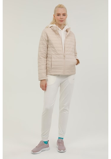 Kinetix W-SN659 BASIC PADDED COAT Ekru Kadın Mont