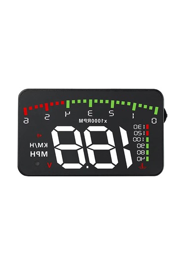 Suofeng A900 Oto Hud Görüntüleyici - Hız, Devir, Su Sıcaklığı, Voltaj Gösterimi, Tüm Araçlar İçin Plug & Play