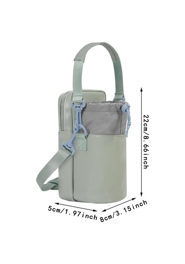 Suntek Telefon Cebi Hediye Piknik Şişe Kılıfı Tutucu Su Açık Yeşil