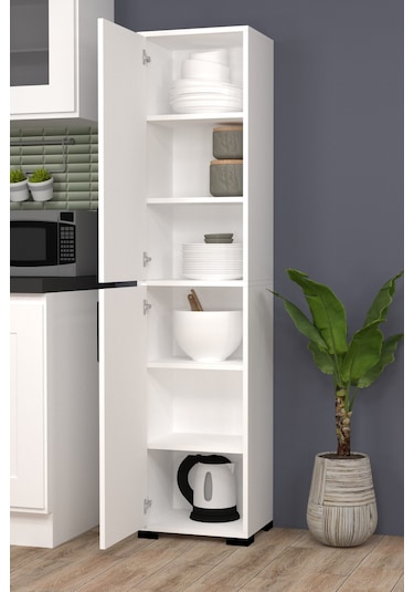 Lizbon No.1 Çok Amaçlı Dolap Beyaz