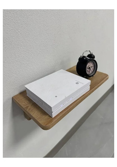 Dekoratif Priz Üstü Raf, Tekli Modem Rafı