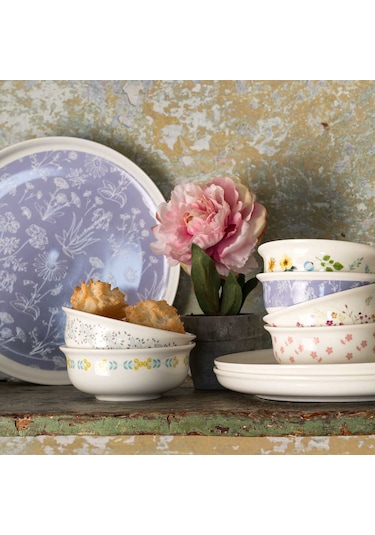 Korkmaz A8724 Aşiyan Collection 30 Parça Kahvaltı Takımı Çok Renkli