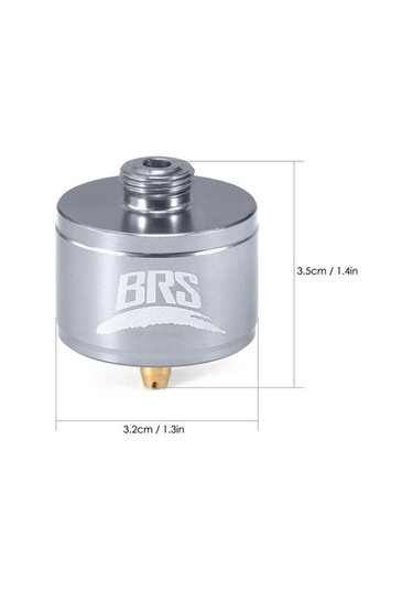 Bloomnest Gaz Tankı Adaptörü Propan Ocak Adaptörü 2 Adet Gümüş Kaplı Aksesuar Gümüş Gümüş