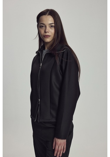 Scorp Astera Kadın Fermuarlı Sweatshirt Siyah Standart