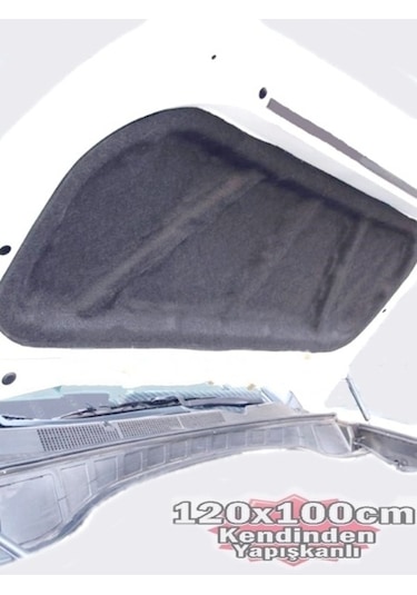 120cmx100cm 9mm Oto Ses Isı Yalıtım Kauçuk İzolasyon