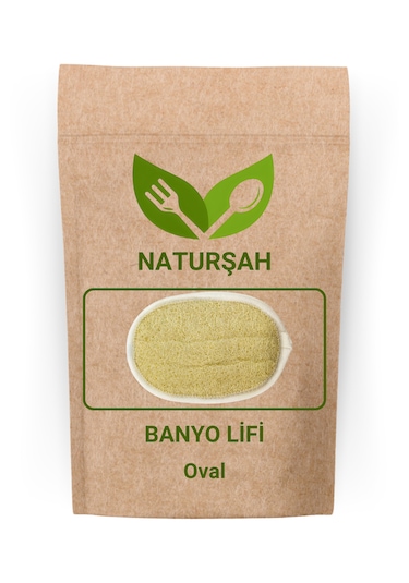 Naturşah Doğal Kabak Banyo Lifi Oval