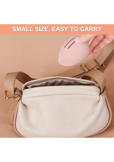 Silikon Makyaj Süngeri Tutucu, Nefes Alabilir Ve Kırılmaz Güzellik Blender Kutusu, Çift Taraflı 3 Çizgili Havalandırmalı Tasarım, Süngerler İçin Taşınabilir Seyahat Saklama Alanı 1 Paket Pembe