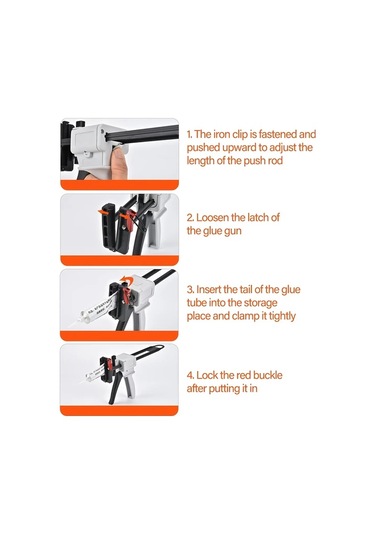 Willowhaven 704 Macun Sıkma Tabancası Manuel Diş Macunu Sıkma Aleti Ergonomik Sağlam