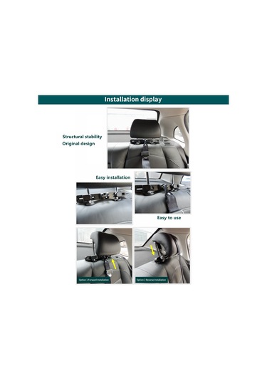 Evrensel Araba Çocuk Koltuğu Sabitleme Bağlantısı Montaj Kiti Isofıx Latch Koltu Siyah