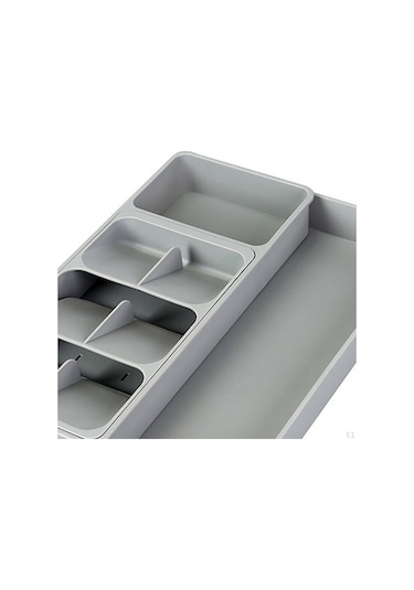 Pazly Mutfak İçin Gümüş Eşya Düzenleyici Sofra Takımı Mutfak Gereç Tepsisi 39,7x28x4,7cm Diğer