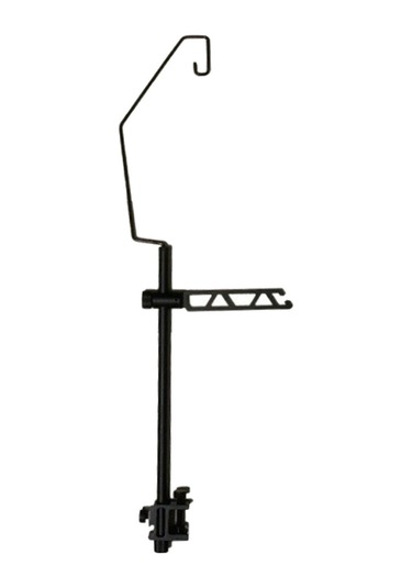 Homyl Seyahat Bahçe Yürüyüş Için Asılı Işık Tutucu 36cm Siyah