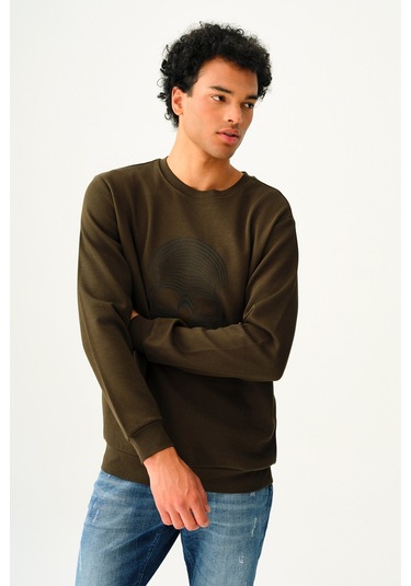 Loft Erkek Sweatshirt Lf2037422 Haki