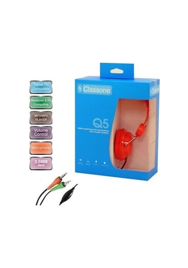 Classone ML-Q5 Mikrofonlu Kulak Üstü Kulaklık