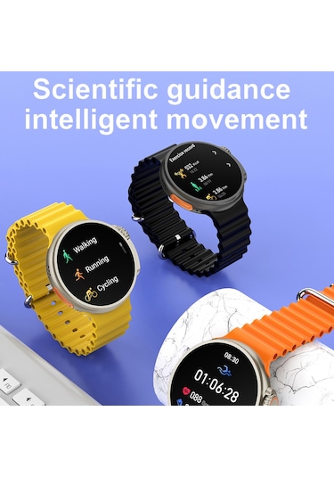 K9 Ultra Pro Bluetooth Arama - Kablosuz Şarj - NFC Akıllı Saat