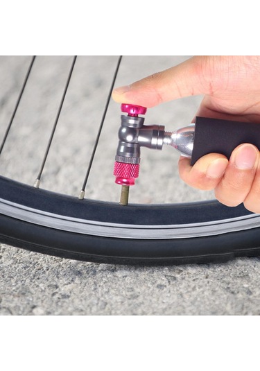 Suntek Co2 Bisiklet Lastiği Şişirme Parçaları Presta Ve Çok Renkli