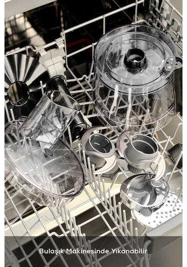 Karaca x Refika Mastermaıd Power 10 İn 1 Mutfak Robotu Swiss Cream 2000W Power 10 In 1 Gıda Haz. Set Swiss Cream