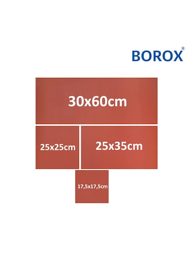 Borox Silikon Levha - Tezgah Koruyucu - Altlık - 17,5x17,5cm