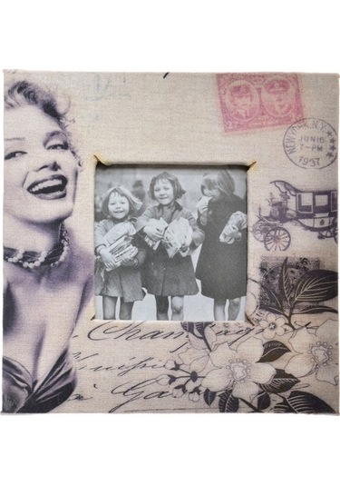 River World Marilyn Monroe Tasarım Ahşap Resim Fotoğraf Çerçevesi