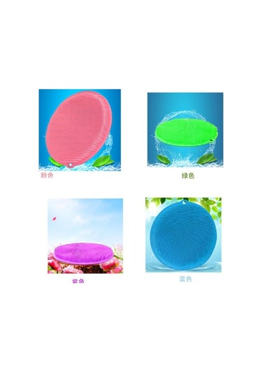 Yuvarlak Vantuzlu Banyo Sırt Kese Matı 26 Cm 5361 Diğer