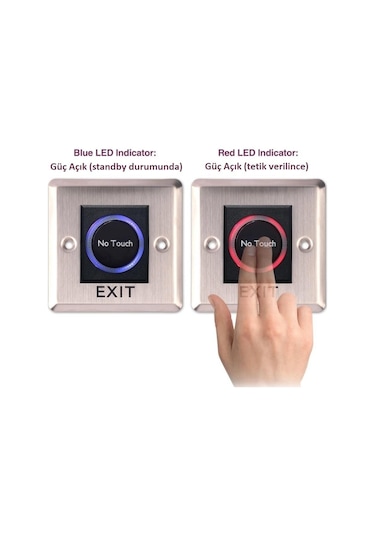 Marelli No Touch Uzaktan El Göstermeli İnfraredli İnox Çıkış Buto