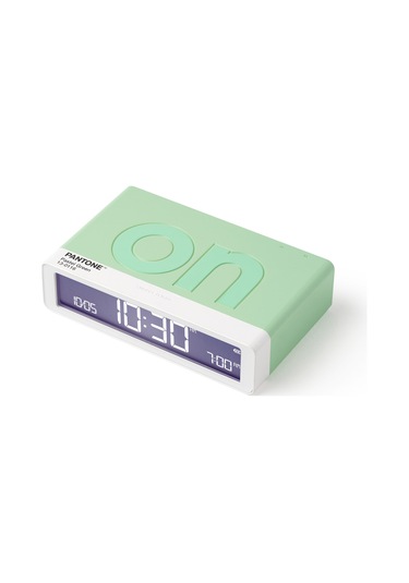 Lexon X Pantone Flip Klasik Şarj Edilebilir Alarm Saat Mint