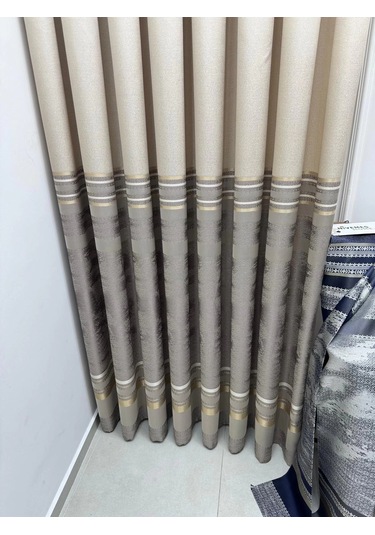 Nivemeshome Urla V-5202 Vizon 1/3 Sık Pileli Fon Perde Apm Çok Renkli