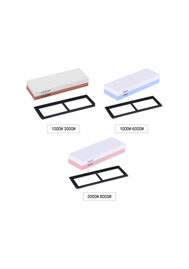 Geeksen "çift Taraflı 1000/3000 Kum Bileme Taşı - Mutfak Ve Kamp Bıçakları İçin Dayanıklı"